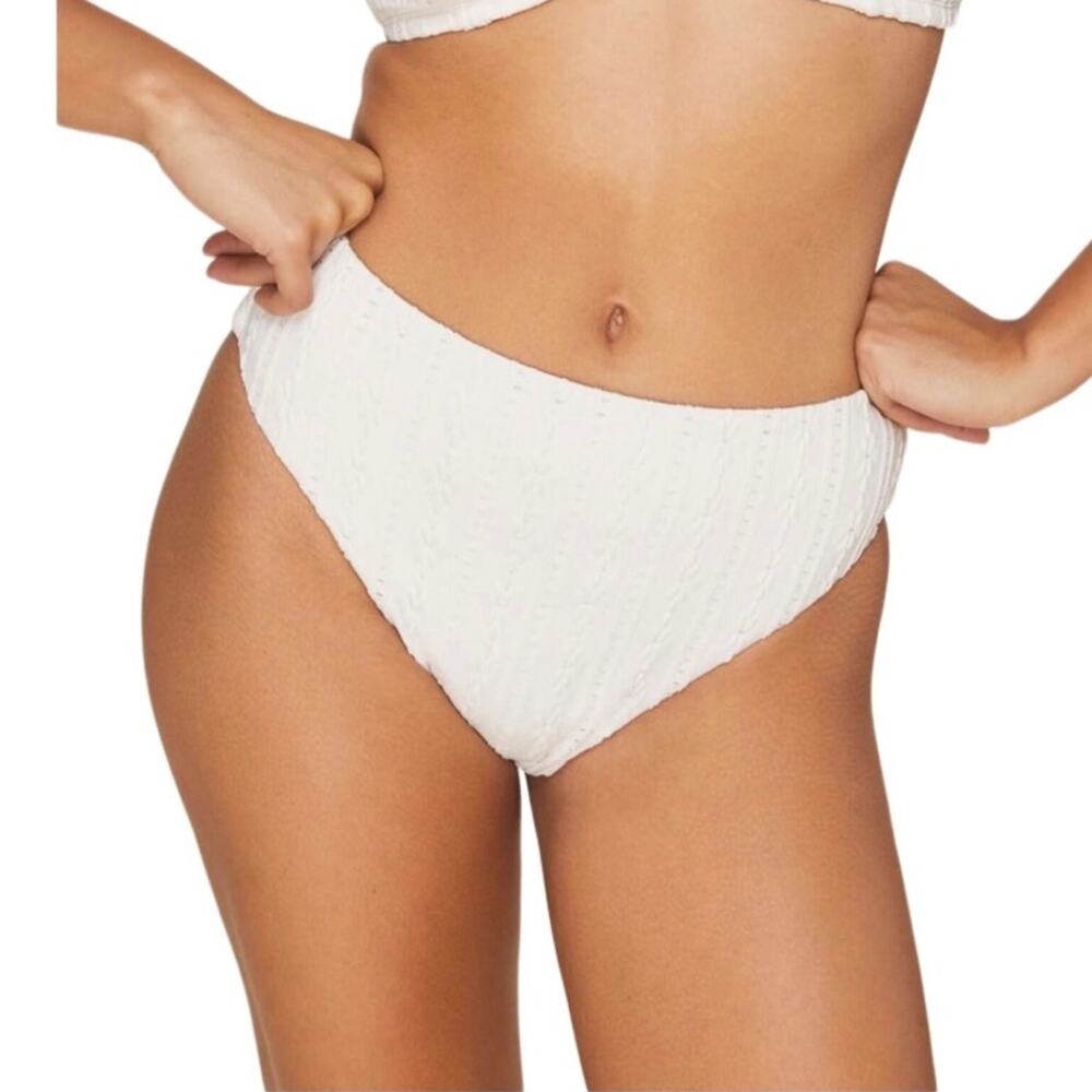 ANDIE Swim Bottom Women Sz M Eyelet 90’s Cottagecore Y2K Retro Boho Chick NWT